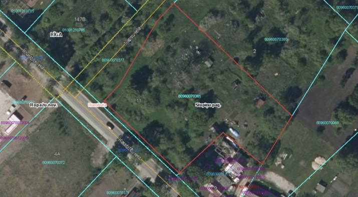 Sludinājumi. Zeme rūpnieciskās apbūves teritorijā (R3). Tā atrodas Kaudzīšu ielas malā (Krustpils ielas Cena: 291740 EUR Foto #5