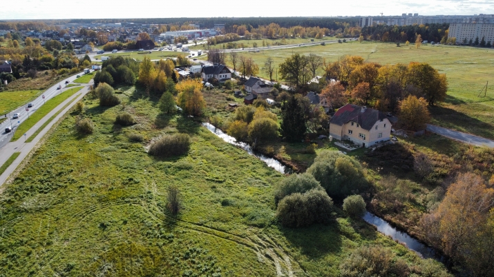 Объявление. Piedāvājumā perspektīvs zemesgabals pie Dreiliņu apļa, kas atrodas stratēģiski izdevīgā vietā, Цена: 375000 EUR Foto #3