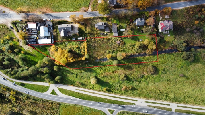 Объявление. Piedāvājumā perspektīvs zemesgabals pie Dreiliņu apļa, kas atrodas stratēģiski izdevīgā vietā, Цена: 375000 EUR Foto #1