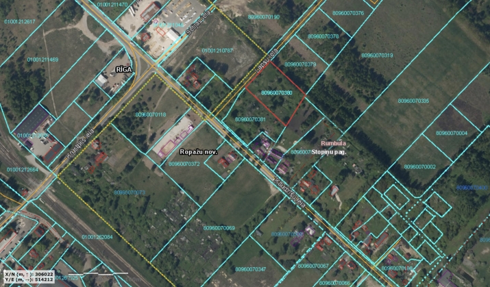 Sludinājumi. Apbūves zeme rūpnieciskās apbūves zonējumā Ropažu novada, Stopiņu novadā Rumbulā.  Saskaņā ar spēkā Cena: 186375 EUR Foto #7