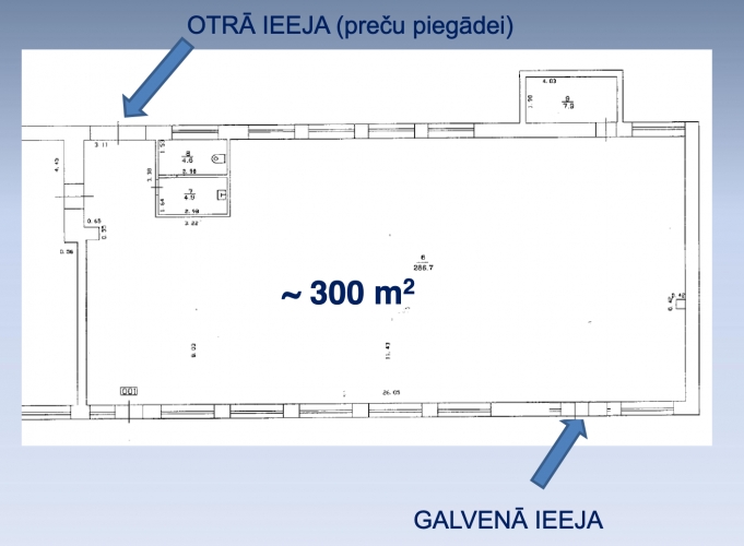 Sludinājumi. Autonomas tirdzniecības telpas pie tirdzniecības ostas Uriekstes ielā.  + Privāta ieeja no Cena: 2584 EUR/mēn Foto #5