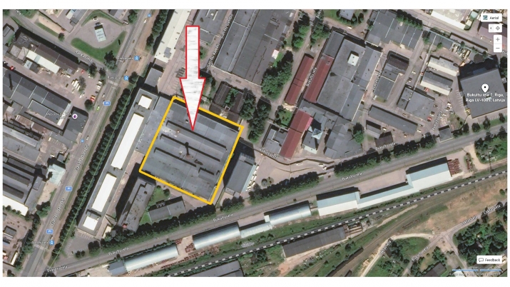 Sludinājumi. Plaša telpas ražošanai vai noliktavai.  + Sakopta, iežogota, asfaltēta un apsragāta teritorija ar Cena: 3500 EUR/mēn Foto #3