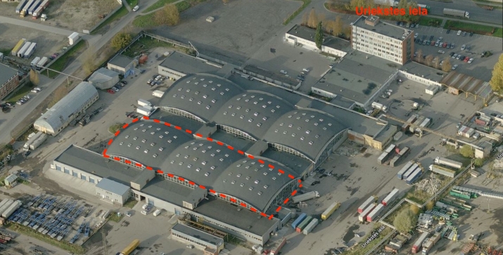 Sludinājumi. Noliktavas / ražotnes telpas ar augstiem griestiem un diviem paceļamajiem vārtiem.   + Noliktavās Cena: 18090 EUR/mēn Foto #7