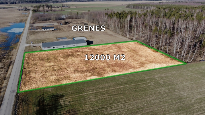 Sludinājumi. Tiek piedāvāts rūpnieciskās apbūves zemesgabals, Olainē!  Zemesgabala kopējā platība ir 12000 m2, Cena: 120000 EUR Foto #1