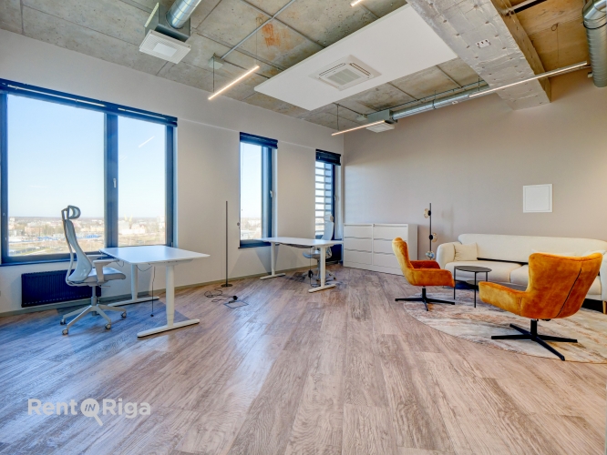 Объявление. Modern office with an open-plan layout on the 10th floor of the Place Eleven office building.  6 Цена: 3440 EUR/мес. Foto #2