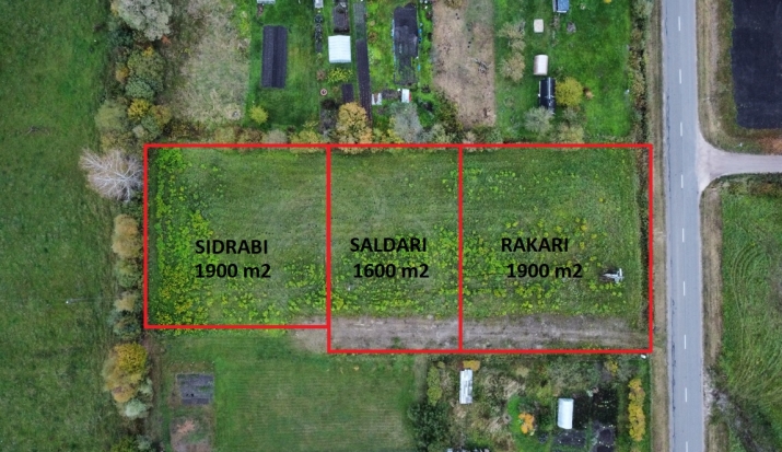 Sludinājumi. Tiek pārdots apbūves zemesgabals (Saldari). Zemes pielietojuma veids (Dzs1) - Savrupmāju apbūves Cena: 12800 EUR Foto #2