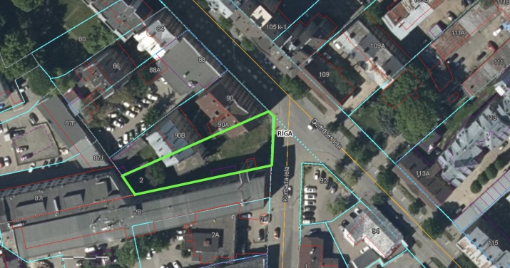 Sludinājumi. Zemes gabals Centrā.  Zemes gabals 1103,15  m2; Jaukta apbūve ar dzīvojamo funkciju; 2005. gada Cena: 110000 EUR Foto #4
