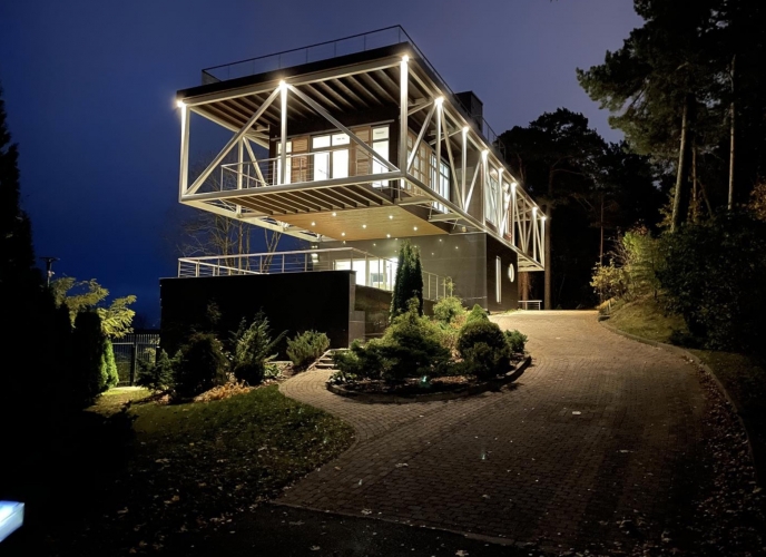 Объявление. Продается эксклюзивный частный дом на берегу озера Кишэзерс с благоустроенной территорией.  Частный Цена: 900000 EUR Foto #3