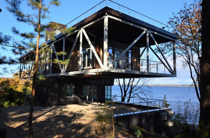 Объявление. Продается эксклюзивный частный дом на берегу озера Кишэзерс с благоустроенной территорией.  Частный Цена: 900000 EUR Foto #7