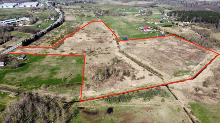 Sludinājumi. JRD - jauktas ražošanas un darījumu apbūves zeme.  Blakus Dominante loģistikas parks, Rimi Cena: 976000 EUR Foto #1