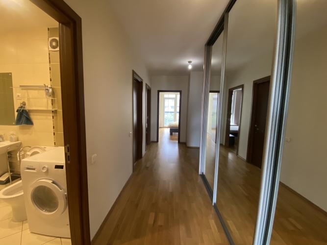 Объявление. Four-room apartment in Jaunā Teika.  Layout: a living room (relatively small) combined with the Цена: 850 EUR/мес. Foto #7
