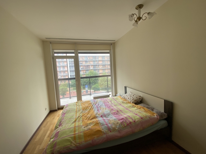 Объявление. Four-room apartment in Jaunā Teika.  Layout: a living room (relatively small) combined with the Цена: 850 EUR/мес. Foto #5