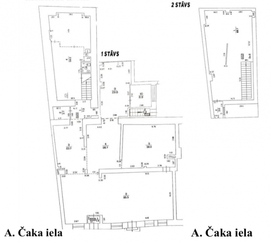 Sludinājumi. Telpas komercdarbībai ar kopējo platību 358 kv. m. Rīgas centrā.  + Ērts plānojums ar skatlogiem uz Cena: 230000 EUR Foto #7