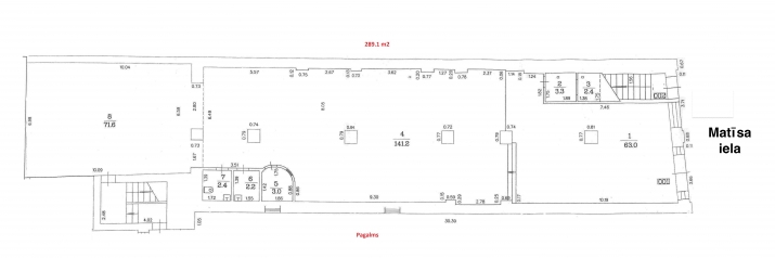 Sludinājumi. Telpas komercdarbībai ar kopējo platību 358 kv. m. Rīgas centrā.  + Ērts plānojums ar skatlogiem uz Cena: 215000 EUR Foto #5