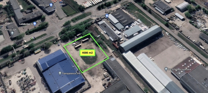 Sludinājumi. Iznomā teritoriju Pļavniekos.  Zemes gabala platība 4686 m2; Grunts segums; Iespēja pieslēgt Cena: 2577 EUR/mēn Foto #2