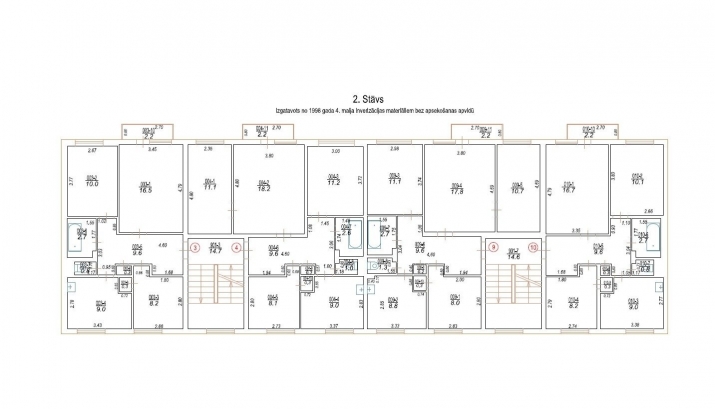 Объявление. Dzīvokļu ēka renovācijai.  Īpašums sastāv no : 1) Zeme 7124 m2; 2) ēka 1120 m2 (lietderīgā platīva Цена: 350000 EUR Foto #9