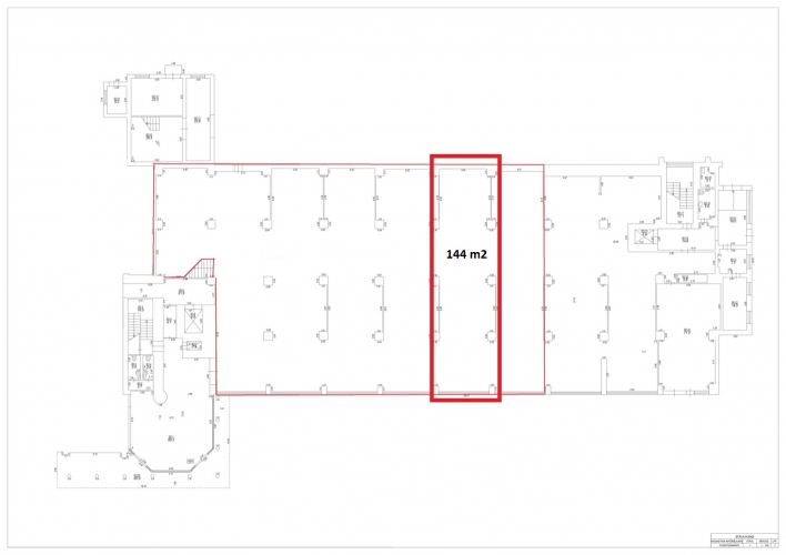 Sludinājumi. Piedāvājumā telpas Ķengaragā.  + 1. stāvs. + Lieli skatlogi. + Nomniekam iespēja izbūvēt savu ieeju Cena: 1152 EUR/mēn Foto #6