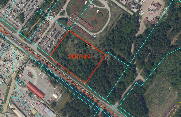 Sludinājumi. Zeme Latgales ielas pirmajā līnijā.  + Izbūvēts asfaltēts piebraucamais ceļš no Latgales ielas Cena: 415000 EUR Foto #1