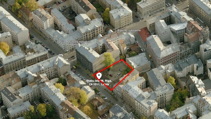 Объявление. Инвестиционный проект в центре Риги представляет собой участок с выгодным расположением, вблизи Цена: 999900 EUR Foto #2