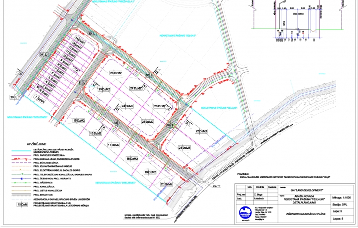 Sludinājumi. Zemes gabals pie Gaujas-Baltezera kanāla ar apstiprinātu detālplānojumu ciemata apbūvei.  + 2 Cena: 690000 EUR Foto #2