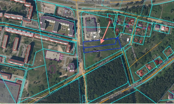 Sludinājumi. Pārdod Zemi Pļavniekos. Apkārtnē atrodas veiksmīgi realizētie daudzīvokļu māju projekti. Īpašums Cena: 549840 EUR Foto #6
