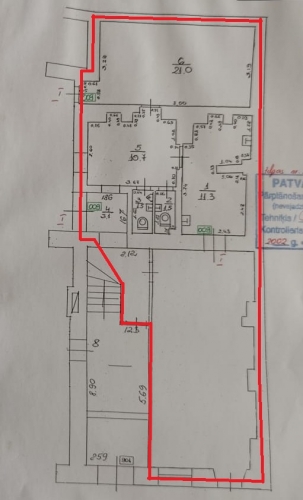 Sludinājumi. Telpas kafejnīcai vai bāram Vecrīgā.  Telpu plānojumā ietilpst viena lielā zāle ar ieeju uz Cena: 980 EUR/mēn Foto #8