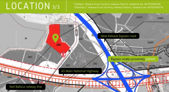 Sludinājumi. Komercapbūves zeme Ķekavā ar kopējo platību 9,1 hektāri!  Īpašums atrodās rūpnieciskās teritorijas Cena: 950000 EUR Foto #4