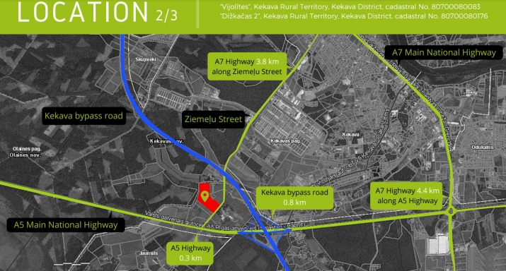 Sludinājumi. Komercapbūves zeme Ķekavā ar kopējo platību 9,1 hektāri!  Īpašums atrodās rūpnieciskās teritorijas Cena: 950000 EUR Foto #3