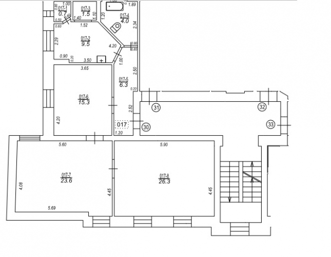 Sludinājumi. Piedāvājumā dzīvokļi Rīgas centrā. Īpašumam divas ēkas fasādes un pagalma.  Trīsistabu dzīvoklis ar Cena: 130820 EUR Foto #6