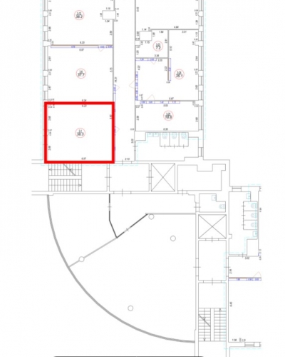 Sludinājumi. Iznomā 38.30 m2 kompaktas biroja telpas 3. stāvā mūsdienīgā B klases biroju ēkā Pļavniekos, rajonā Cena: 498 EUR/mēn Foto #7