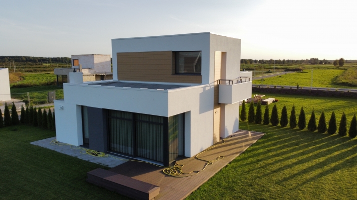 Объявление. Продаём современный частный дом с тремя спальнями в Пиньках, идеальное месторасположение между Цена: 312000 EUR Foto #3