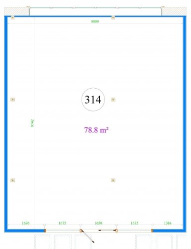 Объявление. Iznomā biroja telpas Valdemāra Pasāžā. Tās sastāv no vienas lielas telpas.   Bēniņu telpa ar koka Цена: 709 EUR/мес. Foto #8