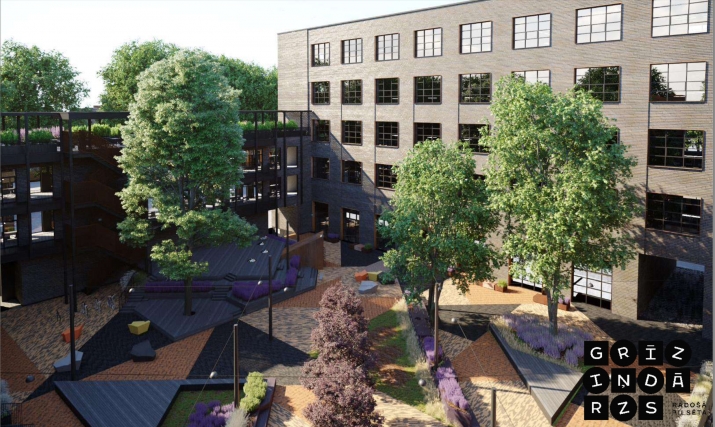 Объявление. no 2024. gada vasaras pieejamas unikālas telpas jaunā, industriāla stila kvartālā.  Telpu nosaukums Цена: 1812 EUR/мес. Foto #2