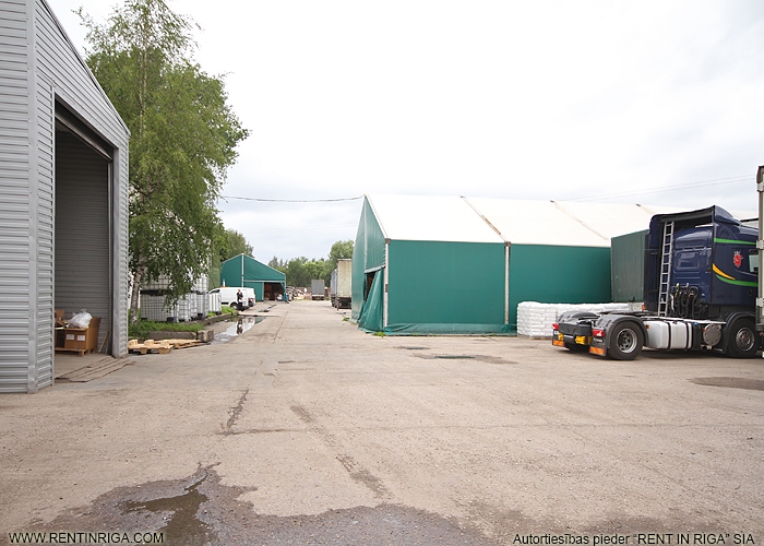 Sludinājumi. Tenta angāra noma industriālajā parkā Jurkalnes ielā.  Bez apkures 300 m2.  Dazīvā apsardze + Cena: 540 EUR/mēn Foto #3