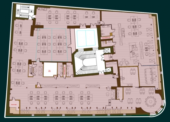 Sludinājumi. Birojs Vecrīgā, renovētā ēkā, 3. stāvā (ieeja no ēkas fasādes).  + Platība sastāv no open space Cena: 11435 EUR/mēn Foto #7