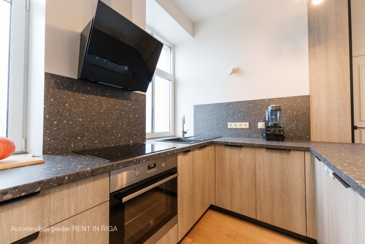 Sludinājumi. Tiek izīrēts jauns, moderns 4 -istabu dzīvoklis renovētā jūgendstila ēkā Brīvības ielā pretī Matīsa Cena: 1500 EUR/mēn Foto #8