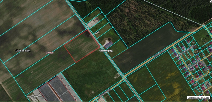 Sludinājumi. Ražošanas zeme ar asfaltētu piebraucamo ceļu.  Rūpnieciskās apbūve teritorija (R1), pieejamas visas Cena: 93000 EUR Foto #2