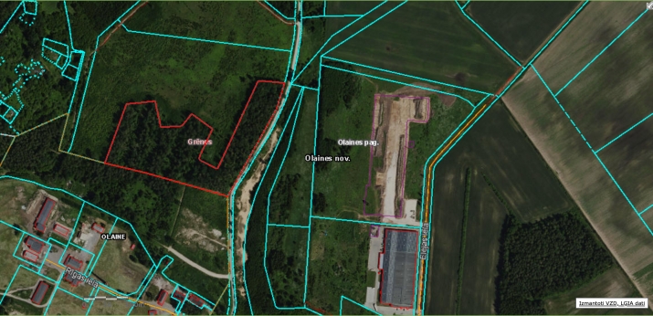 Sludinājumi. Ražošanas zeme ar asfaltētu piebraucamo ceļu.  Rūpnieciskās apbūve teritorija (R1).  Atļautā Cena: 208000 EUR Foto #3