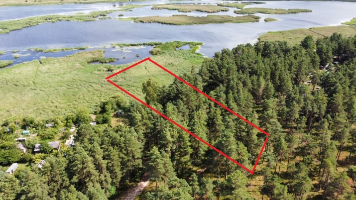 Объявление. Продается земельный участок, 1-я линия у воды. Земельный участок площадью 5510 м2 в Мангалсале, на Цена: 99000 EUR Foto #1