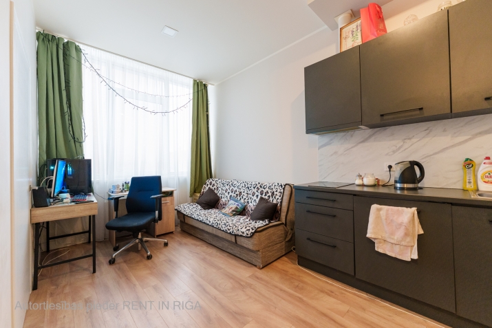 Sludinājumi. 2-istabu dzīvoklis Jaunajā projektā Vairoga ielā 32.   Tas atrodas klusajā un zaļajā Teikas rajonā. Cena: 63000 EUR Foto #7