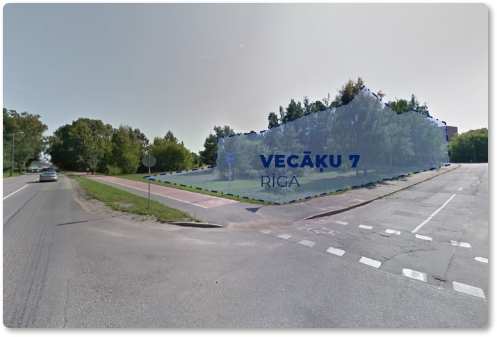 Sludinājumi. Attīstības zemes īpašumu Vecmīlgrāvī, Vecāķu Prospekts 7. Zemes platība 7367m2 + 1171m2 zemes Cena: 458150 EUR Foto #3