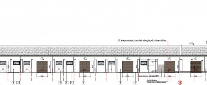 Sludinājumi. Noliktavas telpas Juglā 1 stāvā. Platība sastāv no  atvērta tipa telpas.  Iespējams ūdens un Cena: 2100 EUR/mēn Foto #8