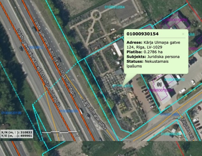 Объявление. A land plot located along Kārļa Ulmaņa gatve, at the intersection with Gramzdas Street. Currently, Цена: 1.1e+06 EUR Foto #9