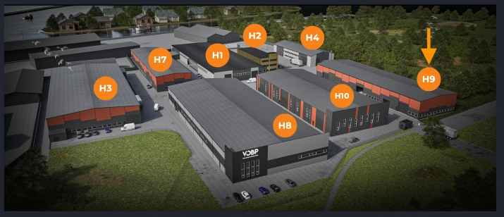 Sludinājumi. Noma pieejama jaunuzcelta noliktavas/ražotnes telpa.  + Ēkas izmēri 24 x 78 m + Ēkas augstums 10m, Cena: 7675 EUR/mēn Foto #7