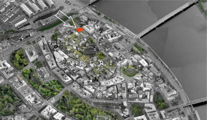 Объявление. Свободный земельный участок в Старой Риге.  Разработан проект развития в минимальном составе, Цена: 2e+06 EUR Foto #4