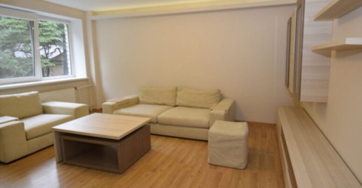 Sludinājumi. Studio tipa dzīvoklis ar balkonu pie Mežaparka.  Dzīvoklī ir viesistaba, kas apvienota ar virtuvi, Cena: 76000 EUR Foto #4