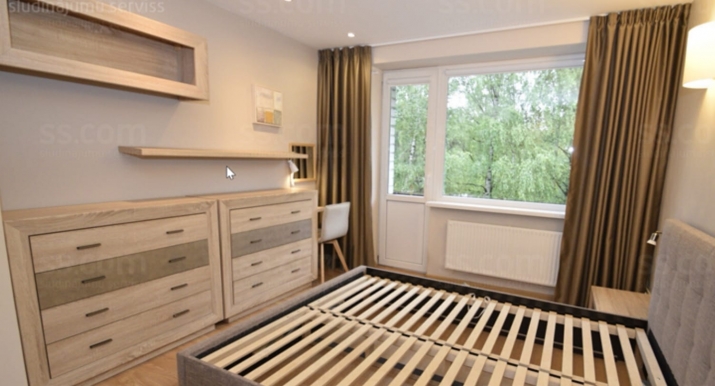 Sludinājumi. Studio tipa dzīvoklis ar balkonu pie Mežaparka.  Dzīvoklī ir viesistaba, kas apvienota ar virtuvi, Cena: 76000 EUR Foto #9