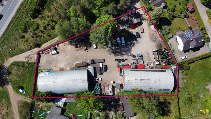 Sludinājumi. Pārdod: Zemi un 2 Angārus  Īpašuma Detaļas: + Kopējā zemes platība: ~5000 m + Noliktava A platība: Cena: 449000 EUR Foto #7