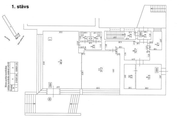Sludinājumi. Tirdzniecības telpas Maskavas forštatē.   + 1. stāvs 139 m2, pagrabstāvs 135 m2; + Lietošanas Cena: 159000 EUR Foto #3