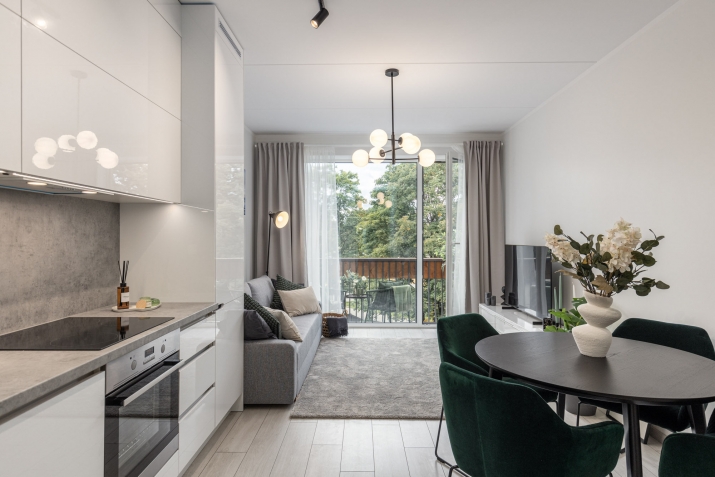 Sludinājumi. Iegādei pieejams 4-istabu dzīvokli jaunajā projektā \'Parka Kvartāls\'.  + A klases Cena: 238500 EUR Foto #2